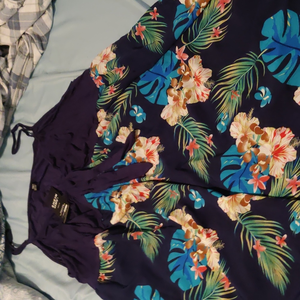 Floral spaghetti strap dress
